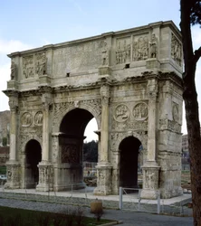 View of the Arch of Constantine from the South